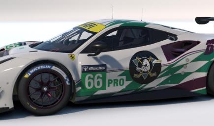 Mighty Ducks Ferrari 488 GTE