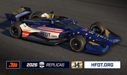 2026 Santino Ferrucci #14 Homes for Our Troops IndyCar with Custom Number