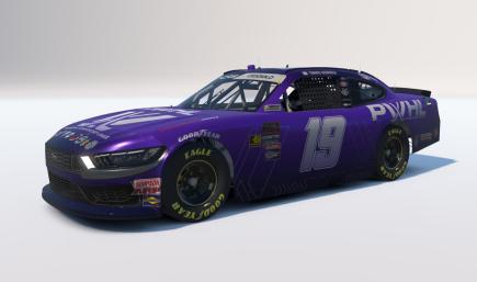 Professional Womens Hockey League PWHL Custom Number Spec Map NASCAR Xfinity Ford Mustang