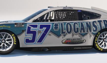 Brian Fine Chastain Daytona Scheme NexGen Mustang