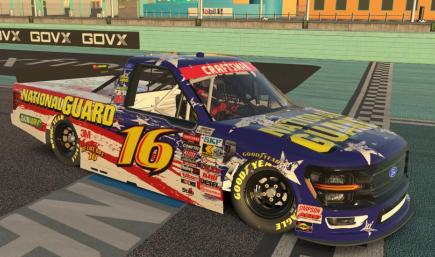 Greg Biffle Be Like Biff National Guard Tribute (Sim Stamp Numbers)