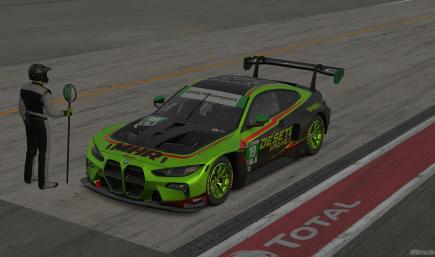 BMW M4 GT3 MCR Green Red