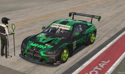 BMW M4 GT3 for MCR Green black MHR