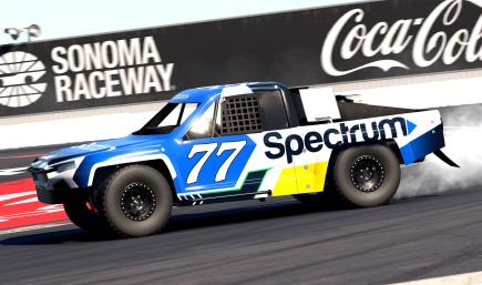 Carson Hocevar #77 Spectrum Pro 2 Lite (Sim Stamp #)