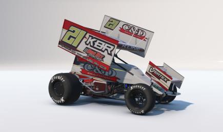 Derek Kline Dirt Winged Sprint Car 26