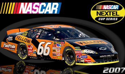 #66 Jeff Green 2007 Yellow Freight Chevrolet Monte Carlo SS