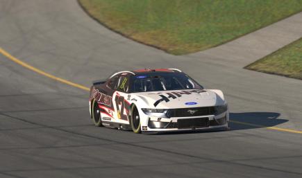 Jared King #12 HAAS TOOLING . COM Ford Darkhorse Mustang