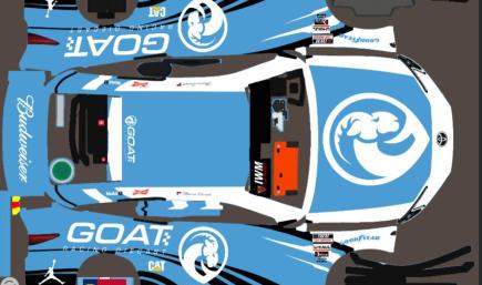 GOAT Racing Diecast Toyota Carolina Blue/Black Camry League MB