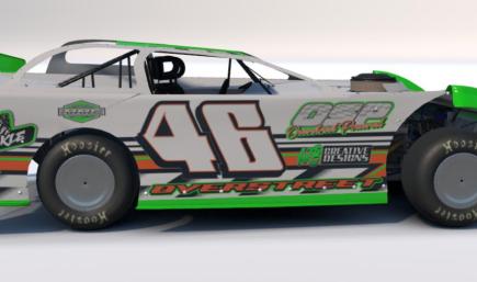 Robbie Overstreet WHT GRN ORN DLM Headlights