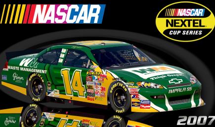 #14 Sterling Marlin 2007 Waste Management Impala SS COT