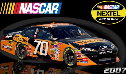 #70 Johnny Sauter 2007 Yellow Freight Impala SS COT