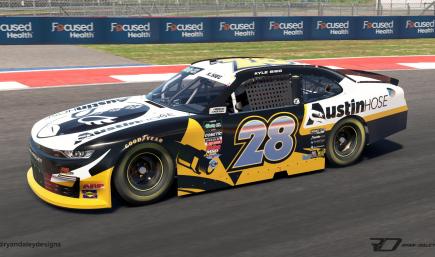 Official 2026 #28 Kyle Sieg Austin Hose With Numbers