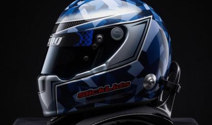 SlickLids Blue Fractured Camo Livery