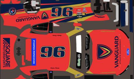 Vanguard #96 OReilly Mustang Night