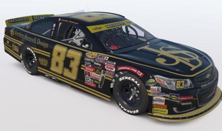#83 Jordan Stencell Design SENNA Throwback