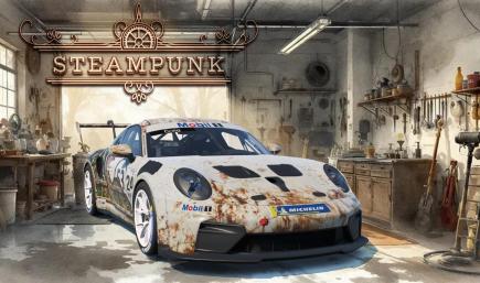 Porsche 992 2 Cup Steampunk