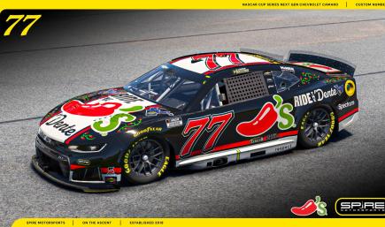 2026 #77 Carson Hocevar Chilis Ride The Dente Dark Mode