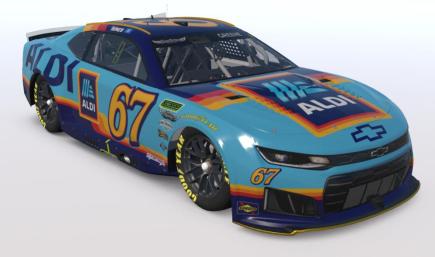 SCSRA Shane Hines Aldi Chevy Camaro (Sim Stamped)