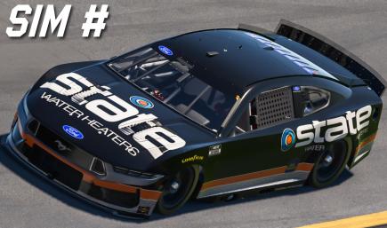 2026 State Water Heaters #4 Ford Mustang Dark Horse - Sim Stamped #