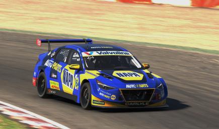 Hyundai Elantra - BTCC NAPA 2026. Ash Sutton variant