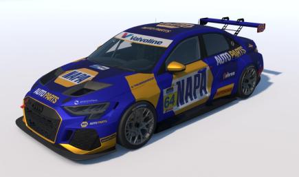 Audi RS3 LMS TCR Gen 2 BTCC NAPA Racing 2026