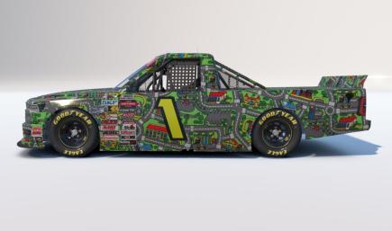 Car City Rug - Ram Truck