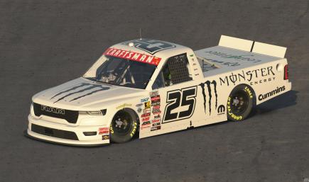 White Monster Energy Drink Ram