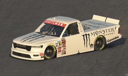 White Monster Energy Drink Ram