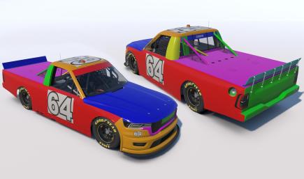 Nascar Truck Ram Colored Parts