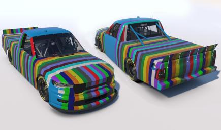 Nascar Truck Ram Stripes