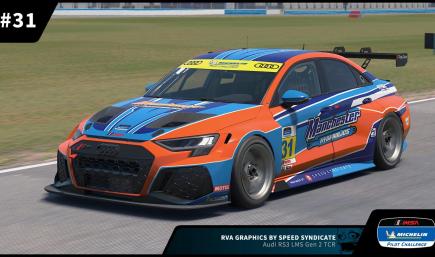 #31 RVA Graphics Motorsports by Speed Syndicate Audi RS3 LMS TCR 2025 Michelin Pilot Challenge