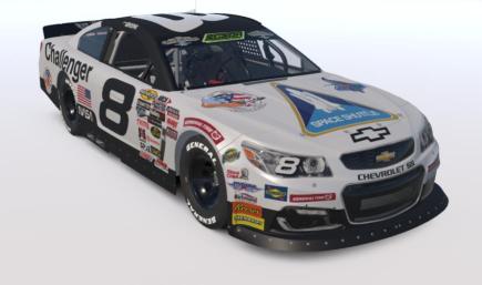 SCSRA Samuel Greene Space Shuttle Memorial ARCA Chevrolet SS (Sim Stamped)