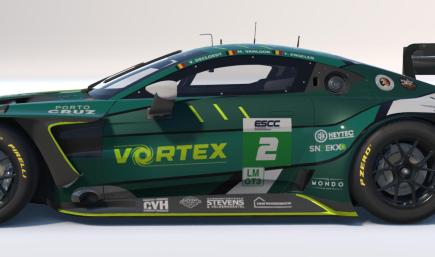 Vortex ESCC 2026 Michelin Tyre decals + custom numbers (for IMSA races)