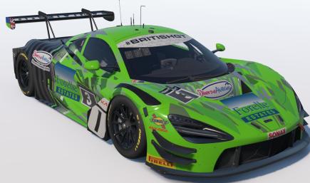 Optimum Motorsport Car #3 2026 British GT - Mike Price / Callum Macleod