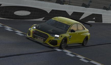 Audi RS3 Track Day Python Yellow & Carbon Matte