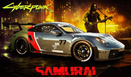 Porsche 992 2 Cup - SAMURAI - Cyberpunk 2077 (Johnny Silverhand)