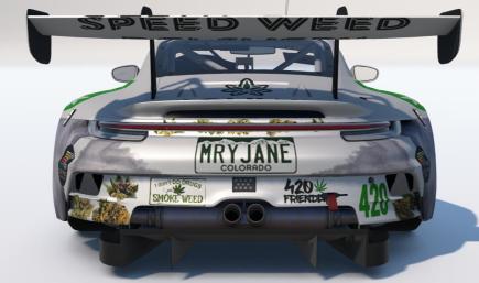 Speed Weed Delivery Porsche 992r GT3