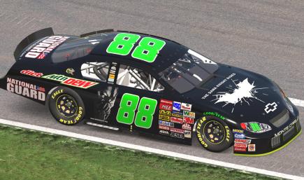 Dale Jr. 2012 Dark Knight Rises at Michigan 