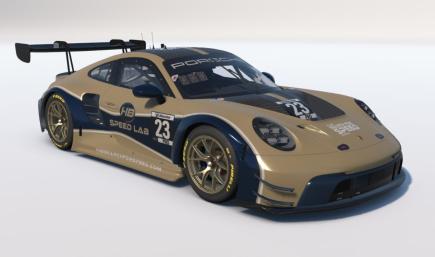 HB Speed Lab - GT3r Blue (iRacing Number)