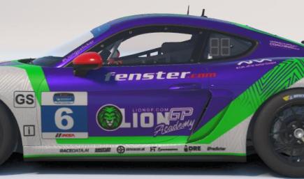 Porsche 718 Cayman GT4 - LionGP-fenster.com | Academy