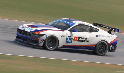 2026 TeamTGM Ford Mustang GT4 #46 (Custom Number)