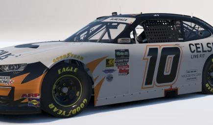 Justin Haley #10 Kaulig Racing Celsius Live Fit Chevrolet NOAPS Car 