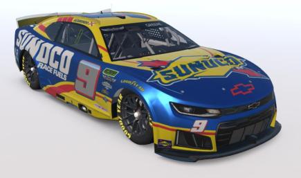 SCSRA Keith Resmondo Sunoco Chrome Chevy Camaro (Custom 9)