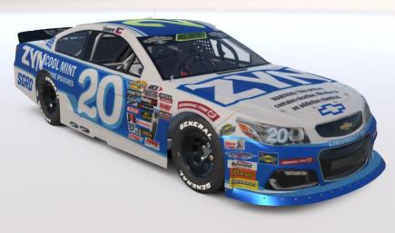 SCSRA Cale Thorpe ZYN Cool Mint Chevrolet SS (Sim Stamped)