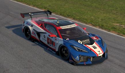 car 5587432026 Sebring Pratt Miller Motorsports Corvette Mobil 1 | White Windshield Banner