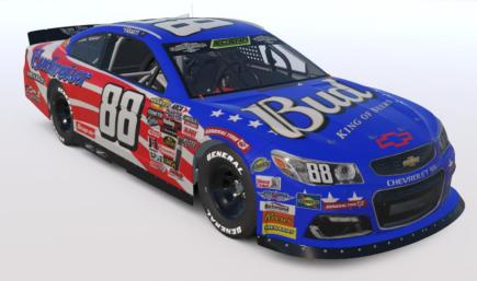 SCSRA Austin Fassett Budweiser Recreation Chevrolet SS (Sim Stamped)