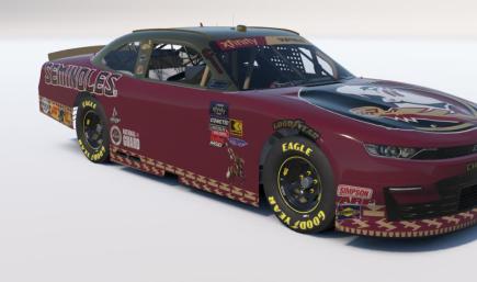 Xfinity Car FSU Garnet NO Number