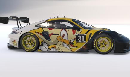 Super Shadow The Hedgehog - Porsche GT3