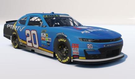 Blue Lightning Camaro