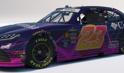 Brent Crews #23 Columbia Vaporwave Toyota Supra